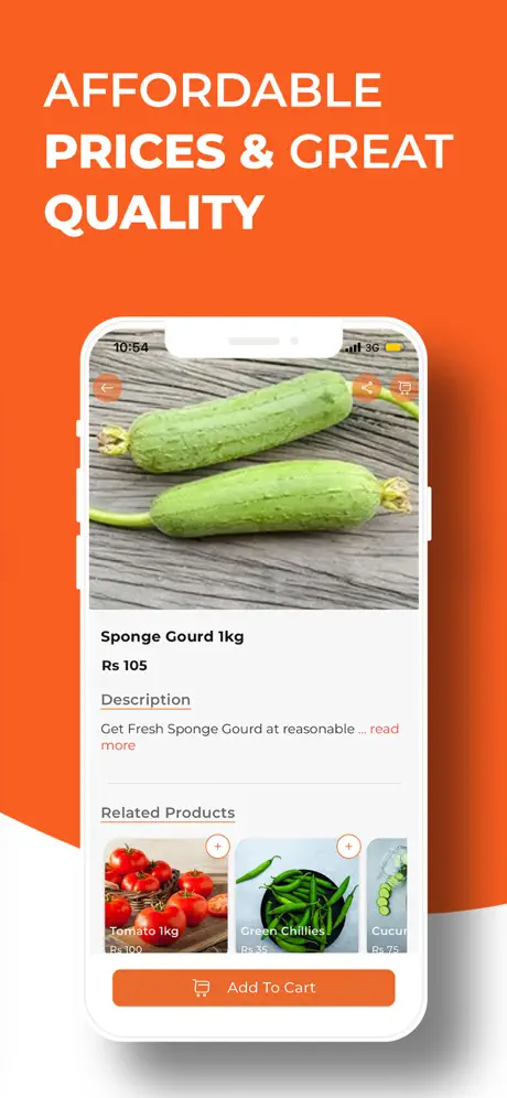 Farm to Home — app screen 2