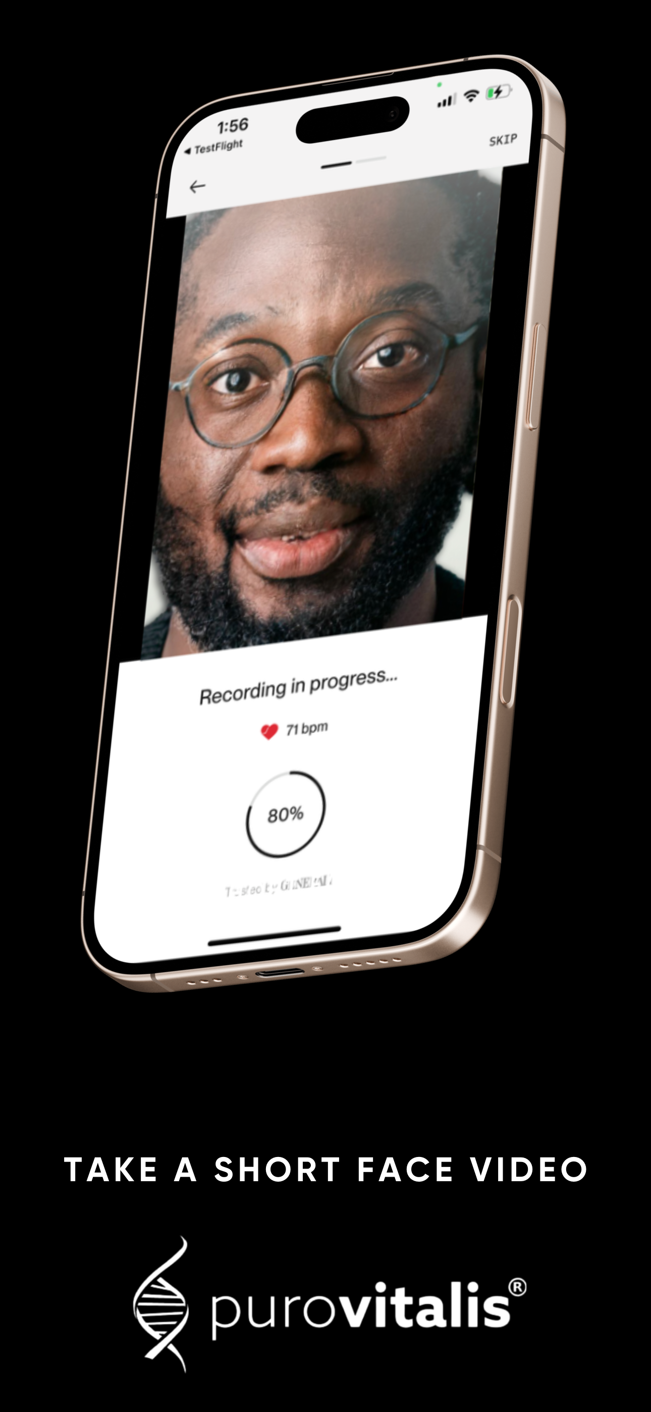 Purovitalis Aura — app screen 2