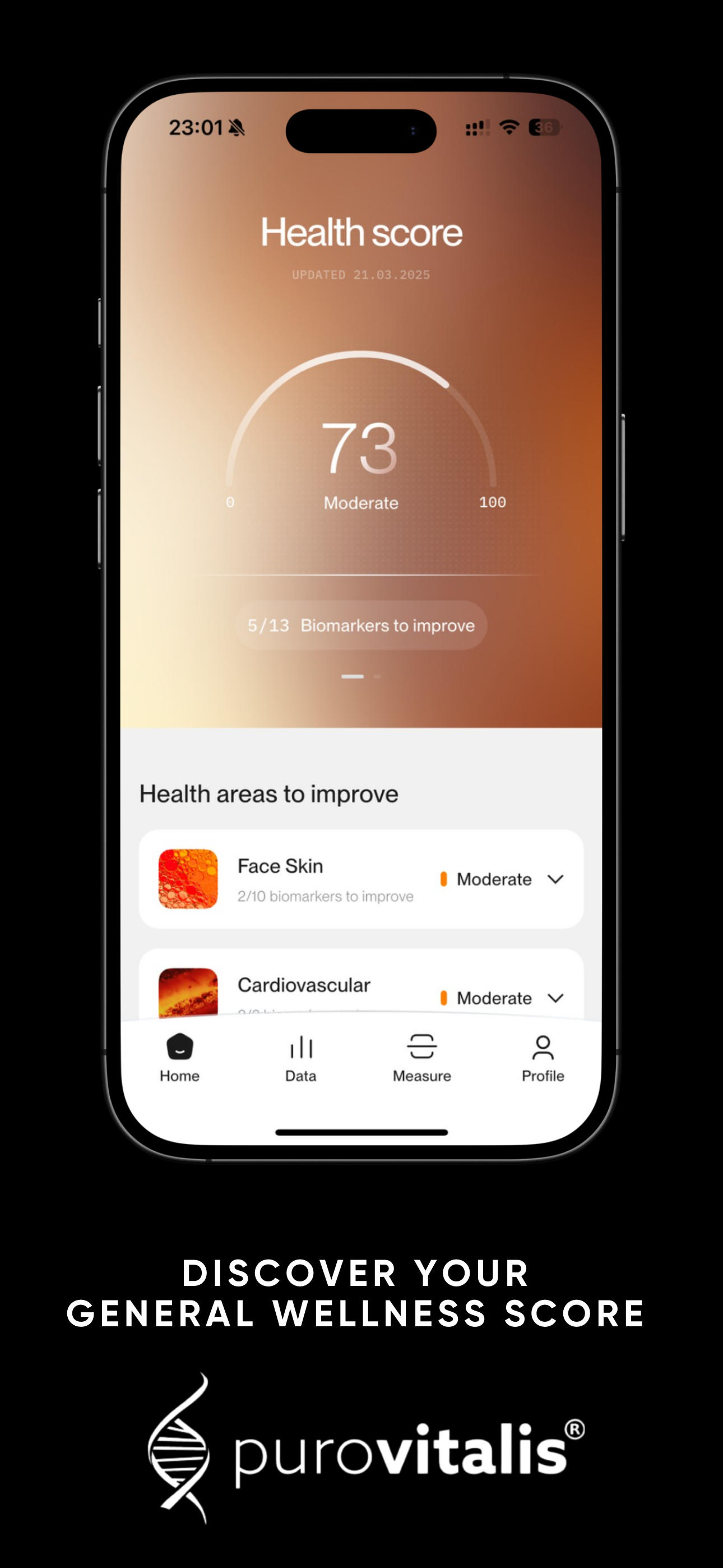 Purovitalis Aura — app screen 4