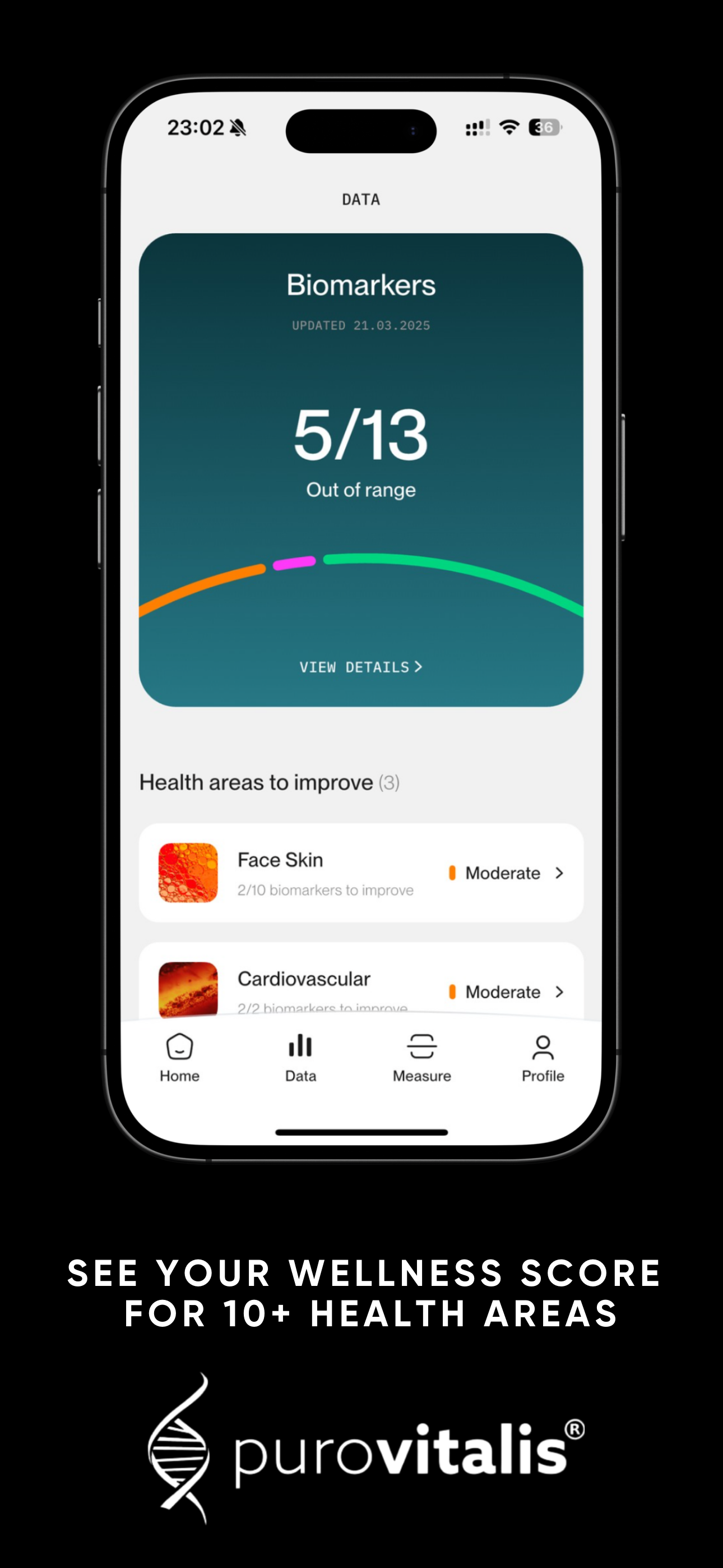 Purovitalis Aura — app screen 5