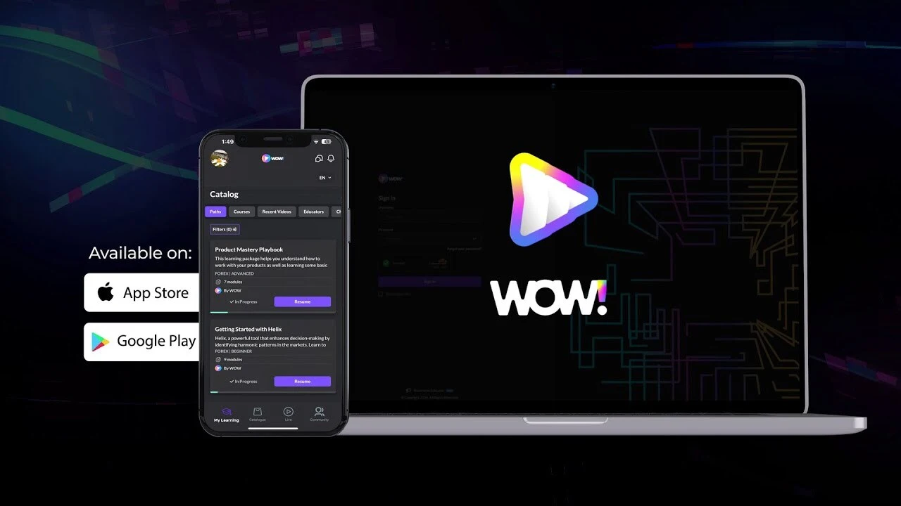 Wow Learn app