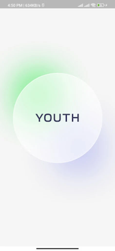Youth.ai — app screen 1